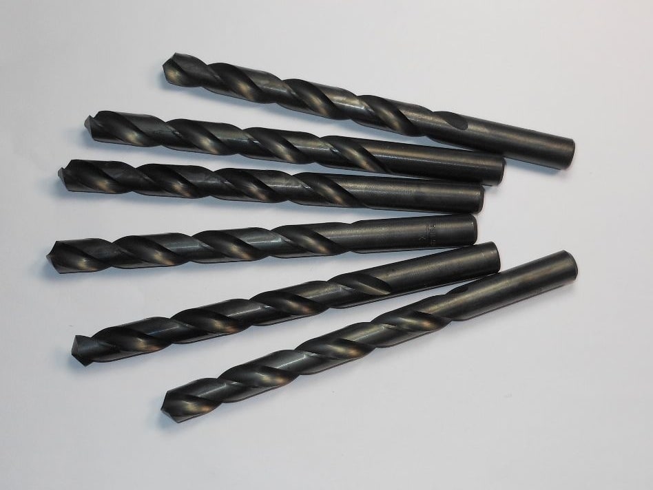Jobber Length Drills "X" 0.3970" HSS 118° Oxide 3-3/4" LOC x 5-1/8" (6 Pcs)