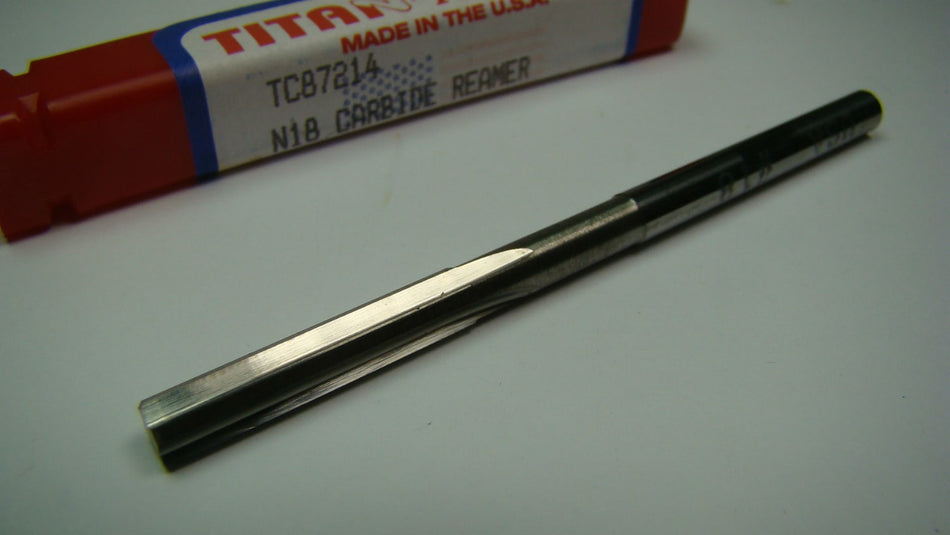 TITAN Carbide Chucking Reamer #18 0.1695" 4FL 7/8" x 2-3/4" TC87214