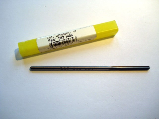 L&I Straight Chucking Reamer 0.1400" 4FL HSS 1" x 4" OAL USA