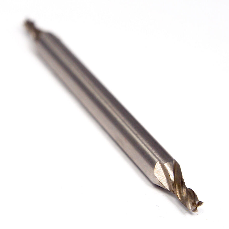Interstate 01899061 Cobalt Square Double End Mill 3/32" 4FL
