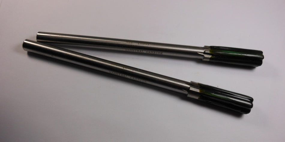 Carbide Straight Chucking Reamers 0.5640" 6FL 2" LOC x 8" OAL (2 Pcs)