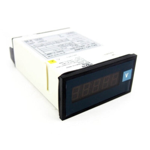 Dayton 12G502 Digital Panel Meter DC Voltage 0-20 VDC Input Range Red LED -