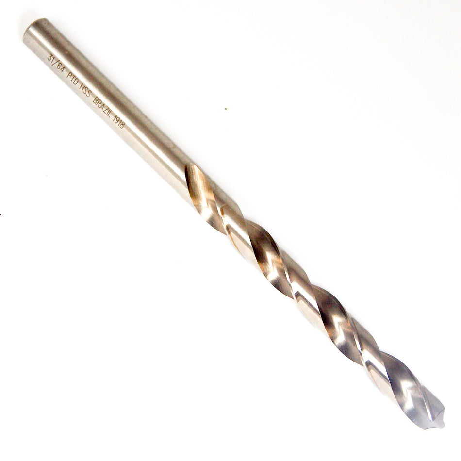 Precision 051026 Taper Length Drill 13/32" 118° HSS R51 (6 Pcs)