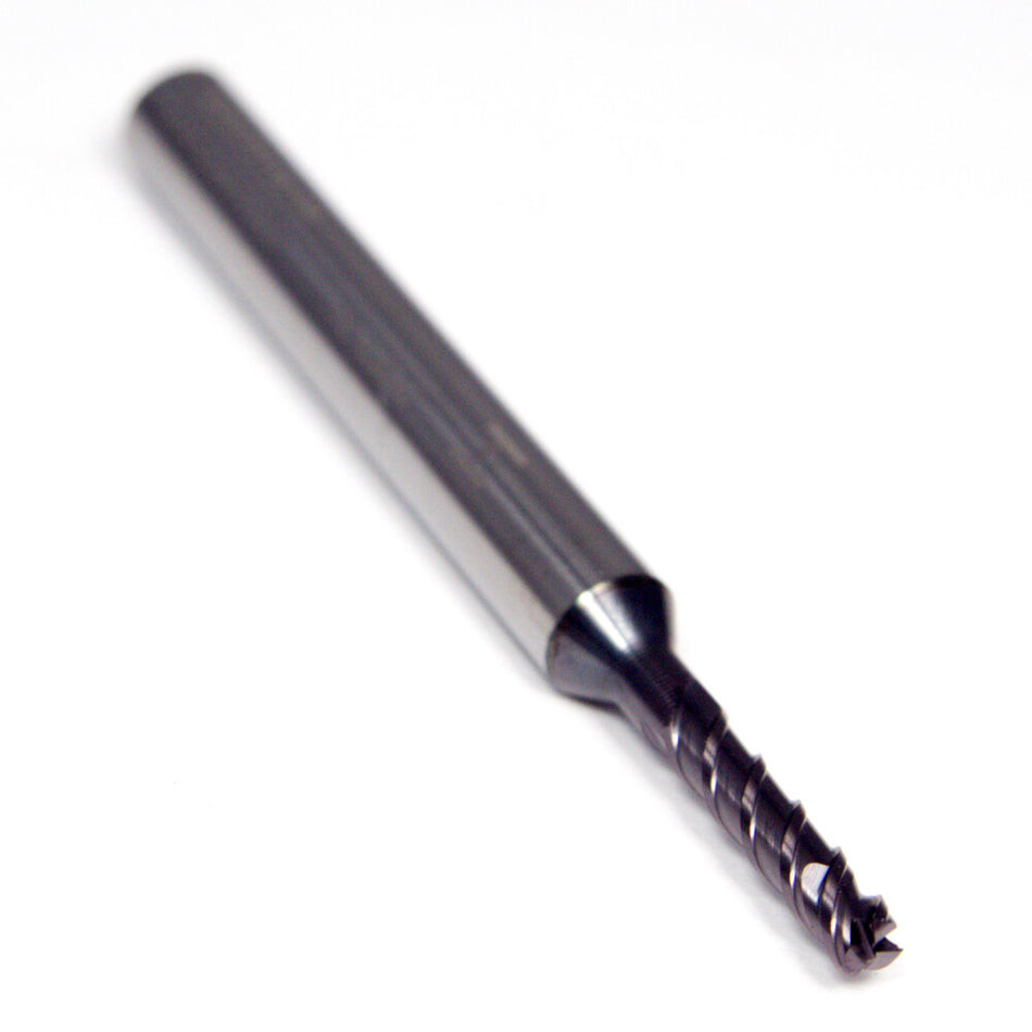 Walter AH3070118 Carbide Corner Radius End Mill 1/8" 3FL TiAlN 0.020" Radius