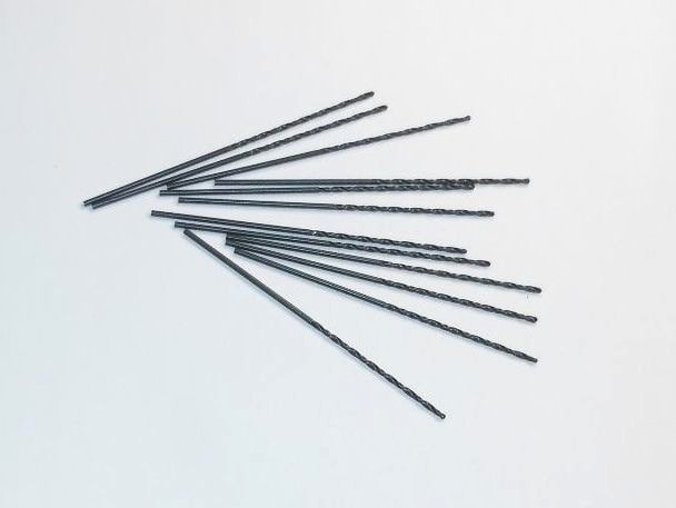 Taper Length Drills #58 HSS Oxide 118° 1-1/8" LOC x 2-1/4" OAL (12 Pcs)