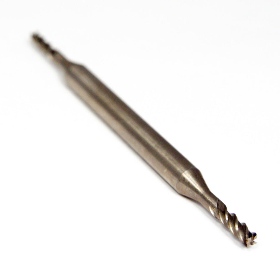 Interstate 01873066 Cobalt Square Double End Mill 3/32" 4FL Uncoated