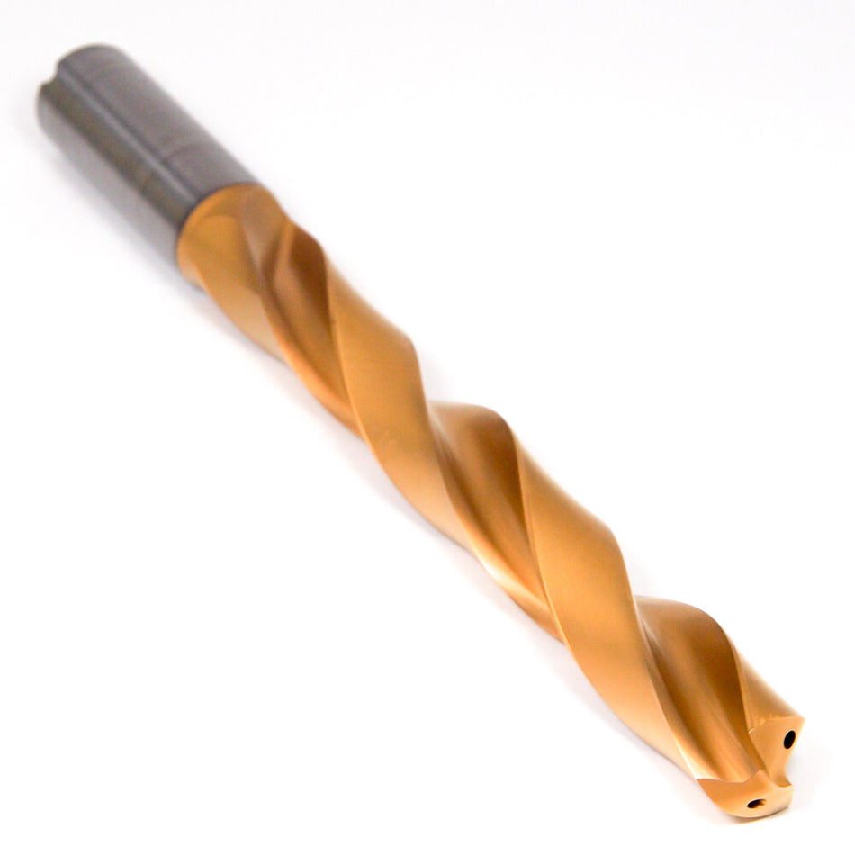 Kennametal 4101796 Carbide Coolant Taper Length Drill 19.05mm 3/4" 135° TiCN