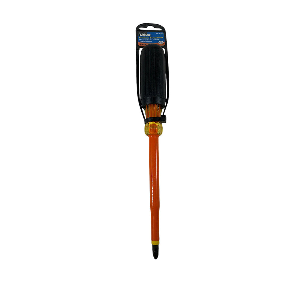 Ideal 35-9196 11" x 6" #3 Phillips Cushion Grip Insulated Screwdriver -