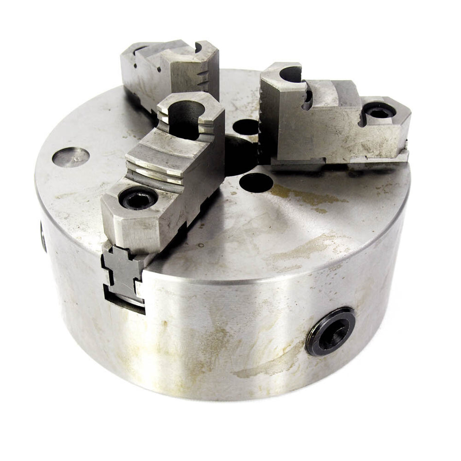Gibraltar KM33 6" (A)G 6" 6-Jaw Reversible Self Centering Manual Lathe Chuck -