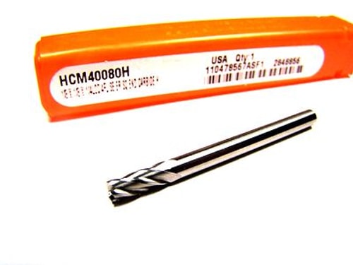Hertel Carbide End Mill 1/8" 4FL 1/8" x 1/4" x 1-1/2" HCM40080H
