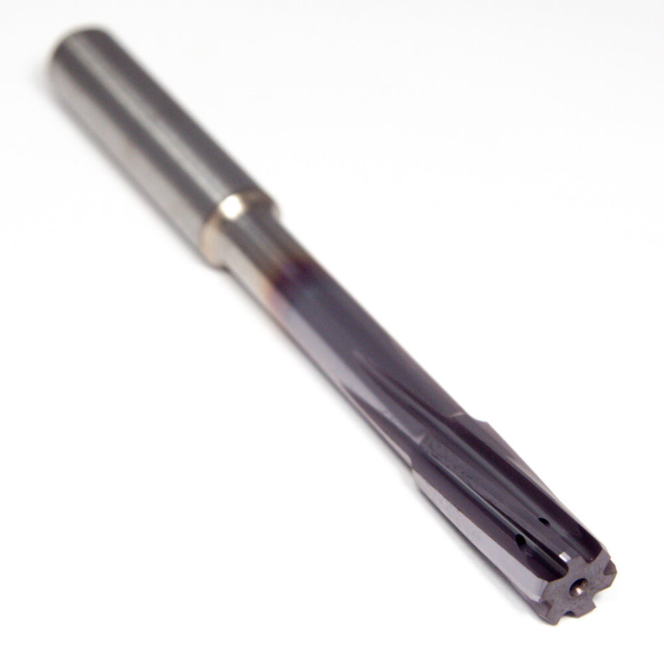 Kennametal 61573887 Carbide Coolant Left Hand Spiral Reamer 0.3583" TiCN