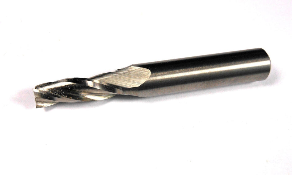 Tapered Carbide Square End Mill 1/4" 3FL 1-1/2°