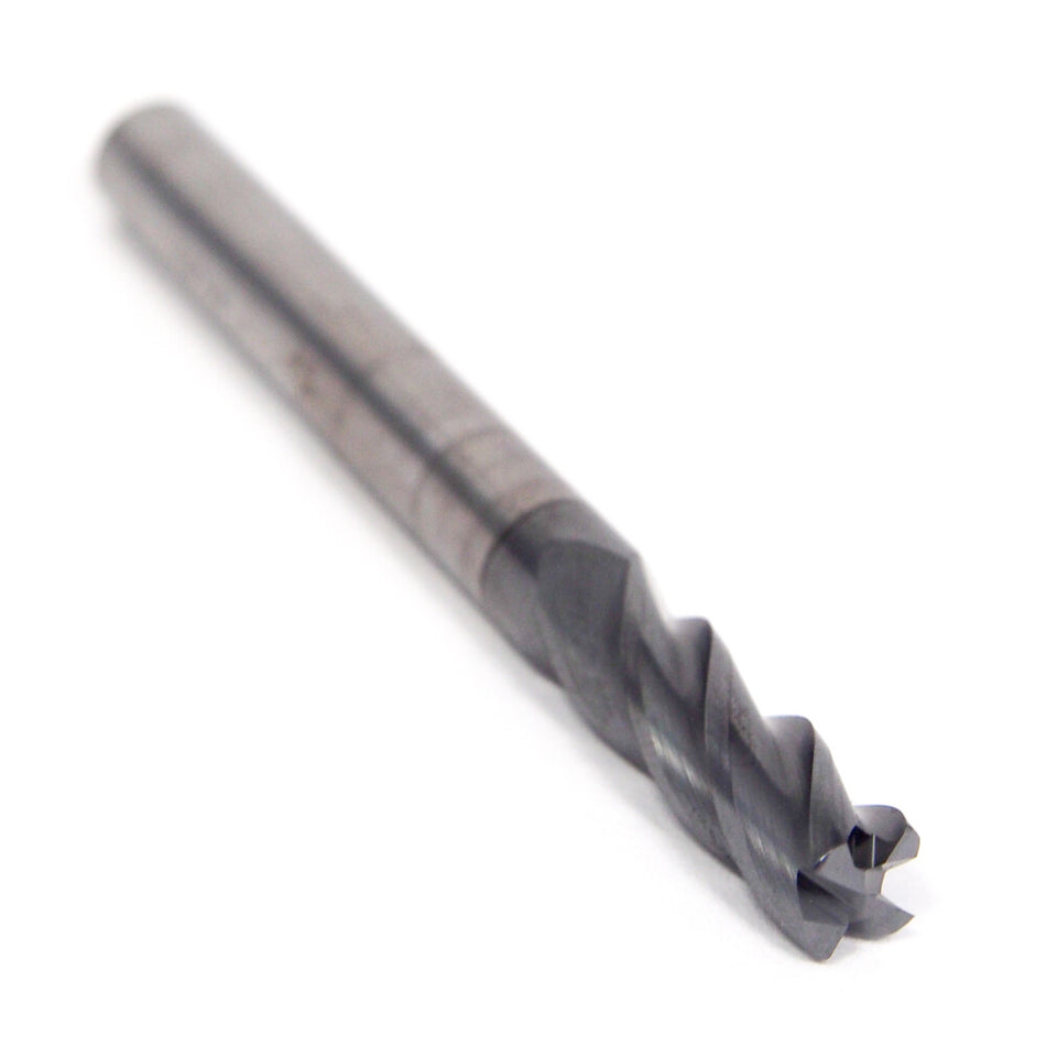 Supermill SAP250A-015 Carbide Corner Radius End Mill 1/4" 4FL AlTiN 0.015" Ra...