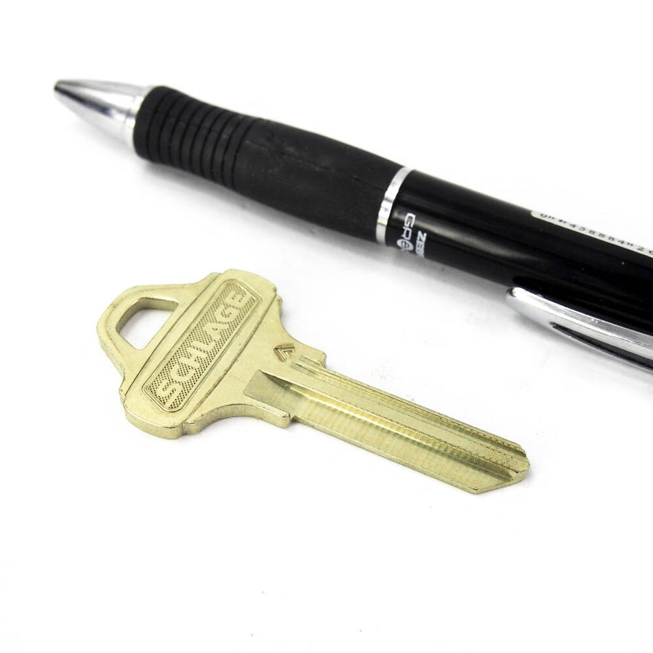 Schlage 35-009C123 Commercial/Residential Solid Brass Key Blank