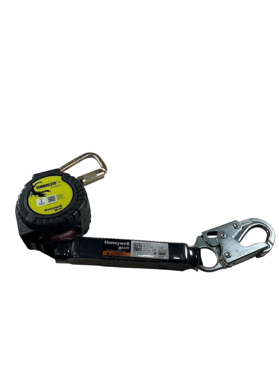 Honeywell MTL-OHS1-01 420 lb 9' L Steel Snap Hook Anchor Personal Fall Limiter