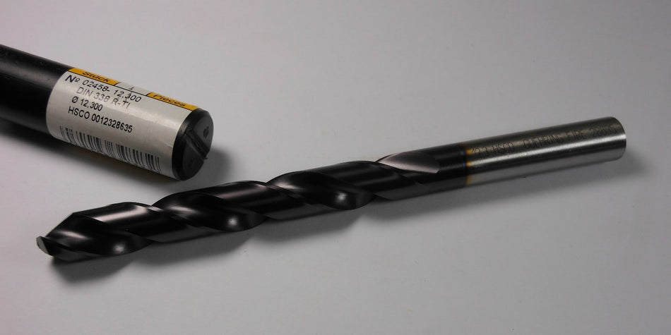 Guhring Cobalt Jobber Drill 31/64" 12.3mm 130° Firex 101mm x 151mm