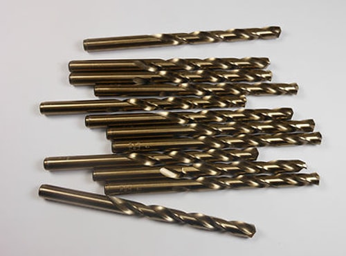 PRECISION Cobalt Jobber Drills "J" 135D 2-7/8" LOC x 4-1/8" (12 Pcs)