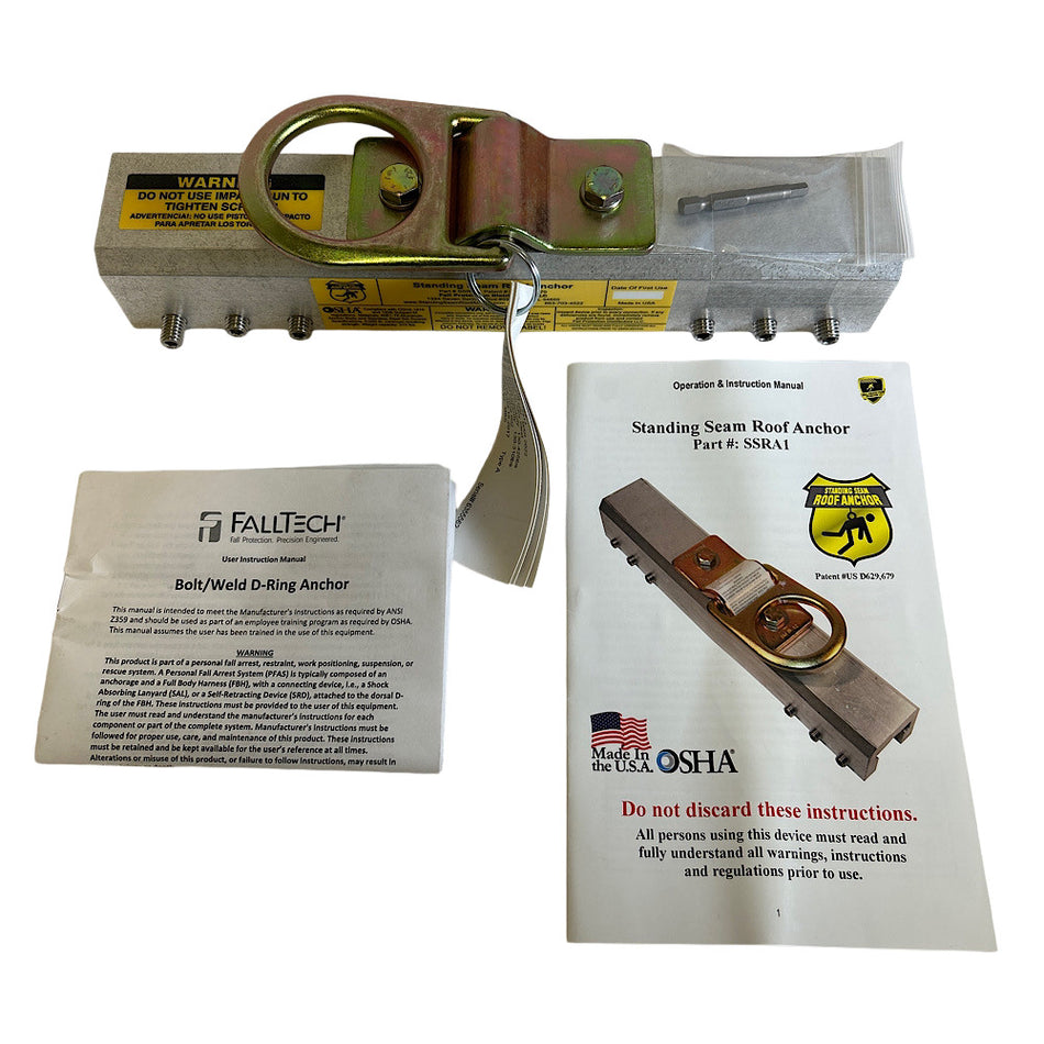 Super Anchor Safety 8510 Standing Seam Roof Anchor Kit