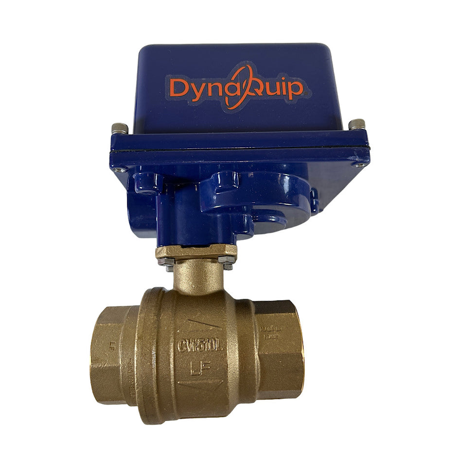 Dynaquip Controls EHG27ATE25H 1-1/2" 600 PSI Electronic Actuated Ball Valve