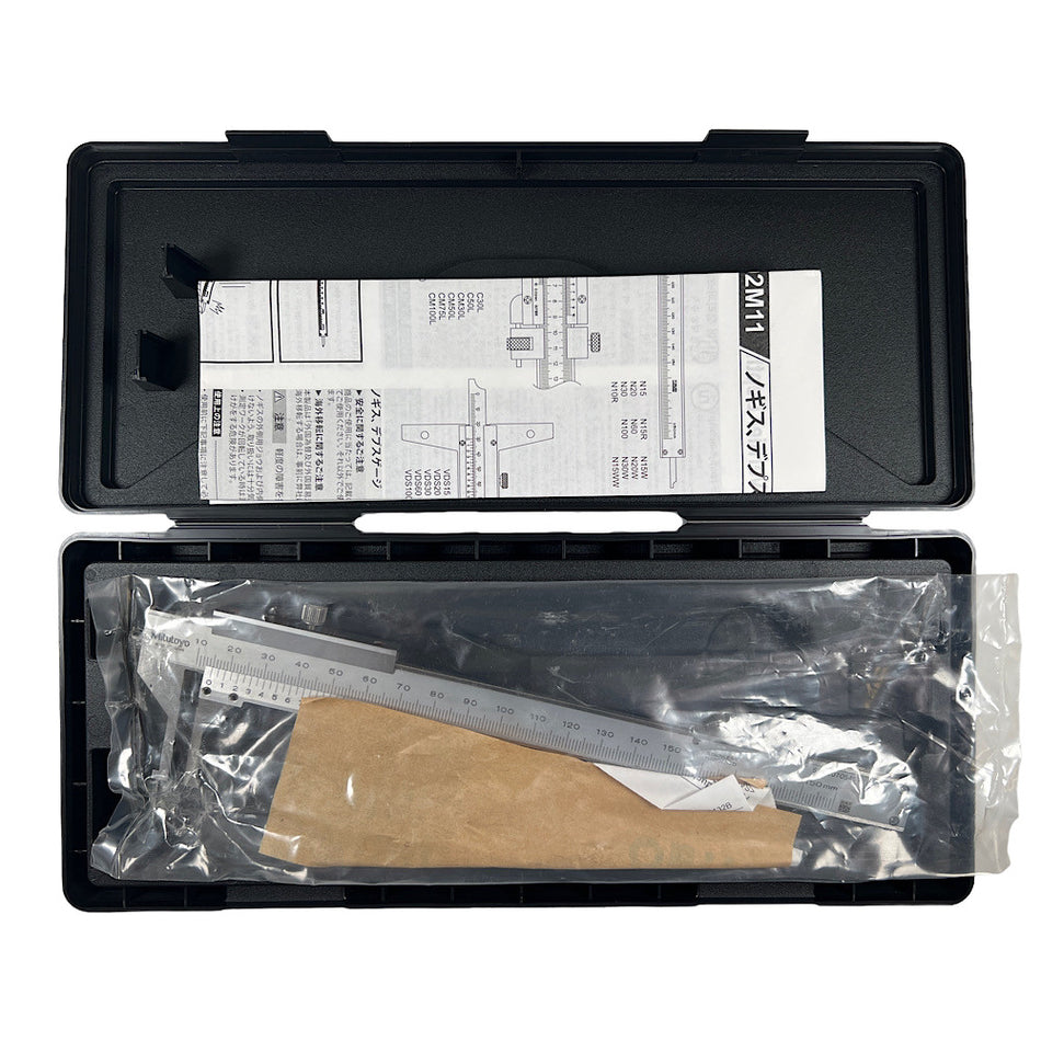 Mitutoyo 536-145 Stainless Steel Nib Style Jaw Vernier Caliper