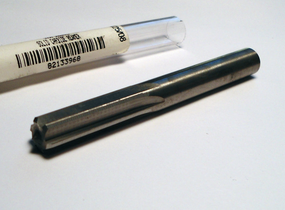 Solid Carbide Chucking Reamer 0.3960" 6FL Straight 1-1/4" x 3-1/2"