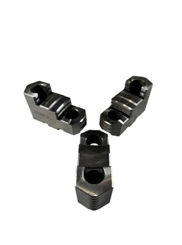 Gator TJ-PS3-250 10'' Max Dia x 1"W x 2.09"H Top Hard Lathe Chuck Jaw (Set of 3)