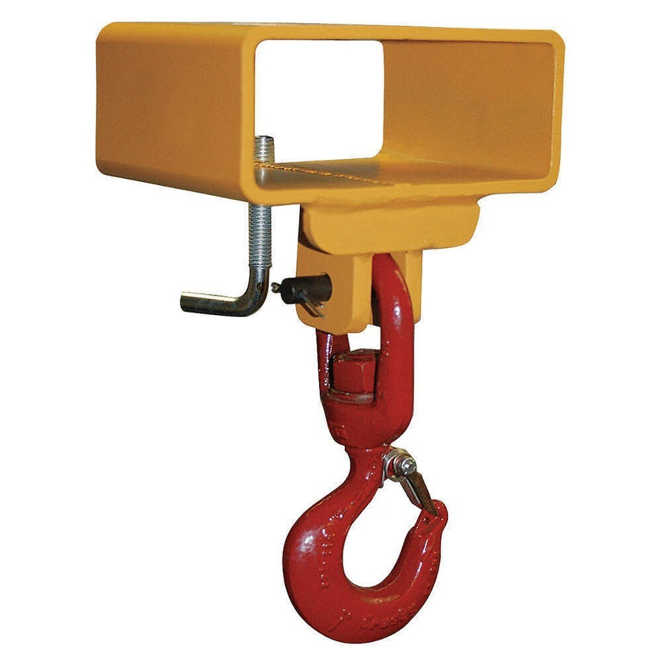 Caldwell 5S-1-1/2-4 4-1/2" x 10-1/4" 3000 Lb Cap Steel Forklift Lifting Hook -