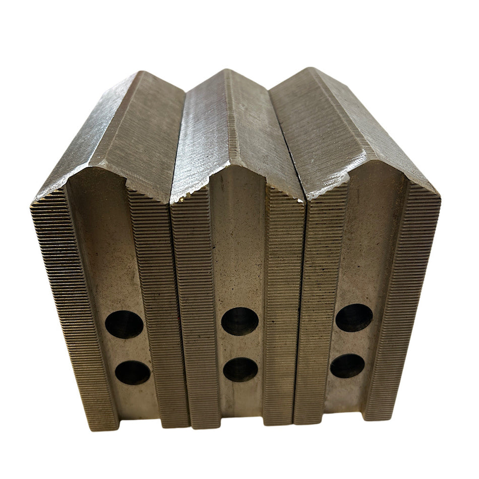 Abbott Workholding Products KTTB212S6 Serrated Steel Soft Lathe Chuck Jaw -