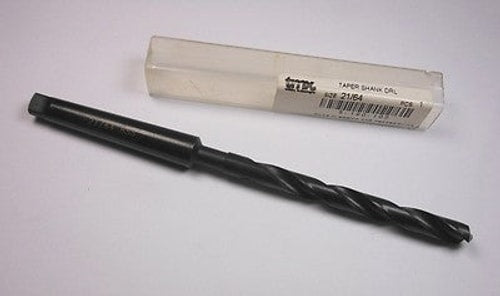 Taper Shank Drill 21/64" HSS 118° Oxide 3-1/4" LOC x 6-1/2" OAL