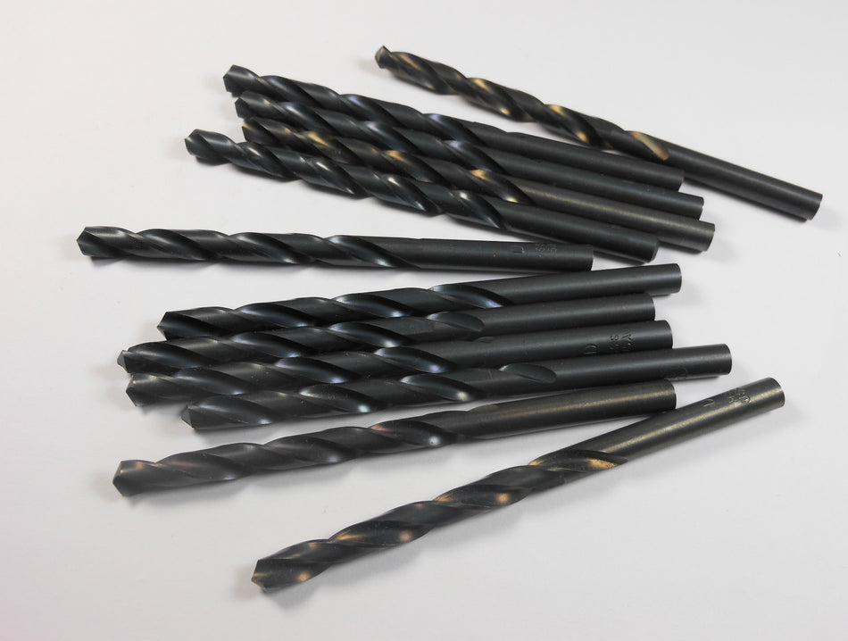 Jobber Length Drills "D" HSS Oxide 118° 2-3/4" LOC x 4" OAL (12 Pcs)