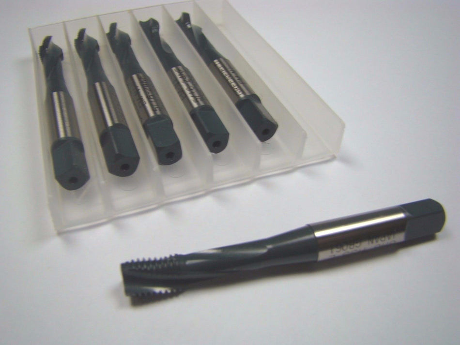 Greenfield 87563 Plug Spiral Flute Taps 5/16-24 H6 3FL HSS-E (6 Pcs)