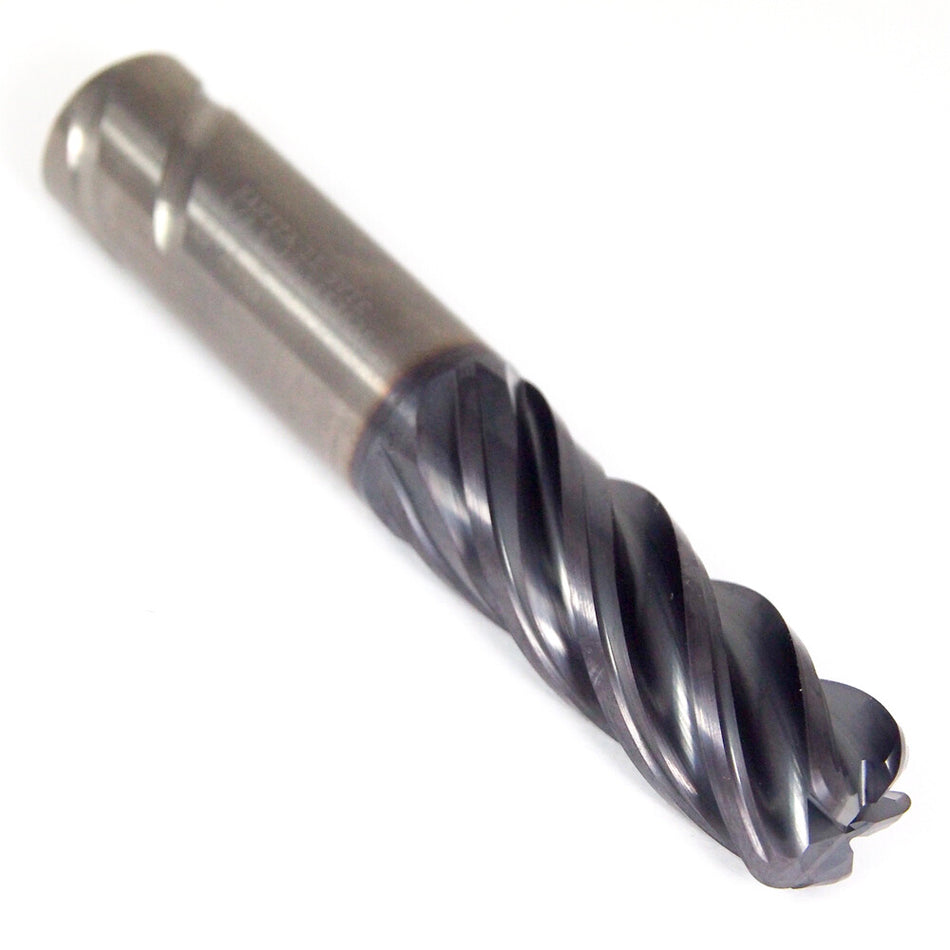 Widia Hanita 6146584 Carbide Corner Radius End Mill 5/8" 5FL AlTiN 0.120" Radius
