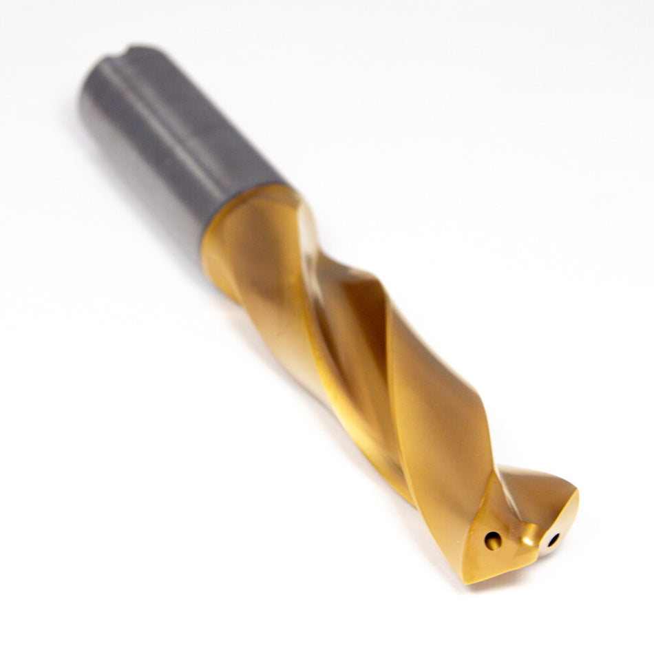 Kennametal 4101720 Carbide Screw Machine Drill 19.5mm 135° TiCN KCM15