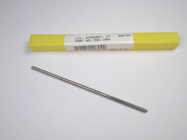 L&I Chucking Reamer 0.1060" 4Fl HSS 7/8" LOC x 3-1/2" OAL