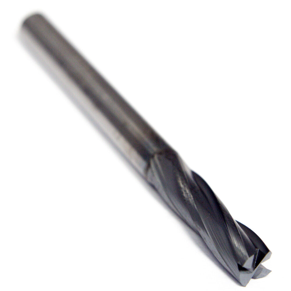 Seco 58689 Carbide Chamfer End Mill 3/16" 45° 4FL 0.002" Chamfer