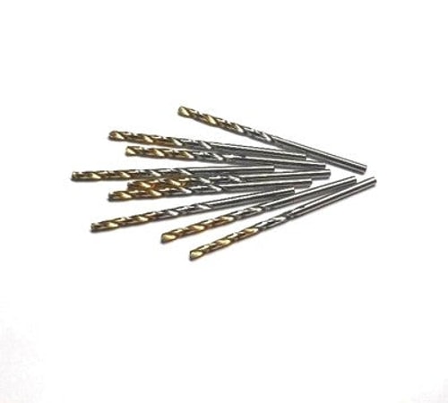 Jobber Length Drills #37 HSS TiN 130° 1-7/16" LOC x 2-1/2" OAL (9 Pcs)