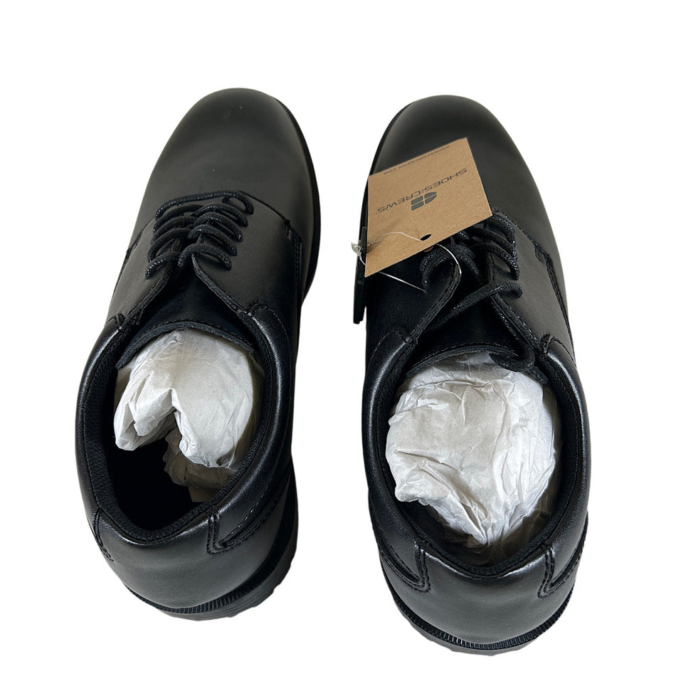 Shoes for Crews 6006 Cambridge Men's Size 8 Soft Toe Non-Slip Dress Shoe -