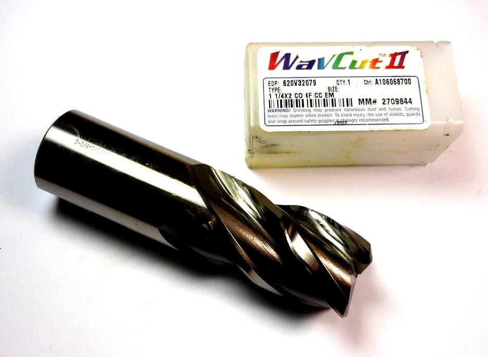 WAVCUT II Cobalt End Mill 1-1/4" 6FL 6" x 8-1/2" TF622V32089