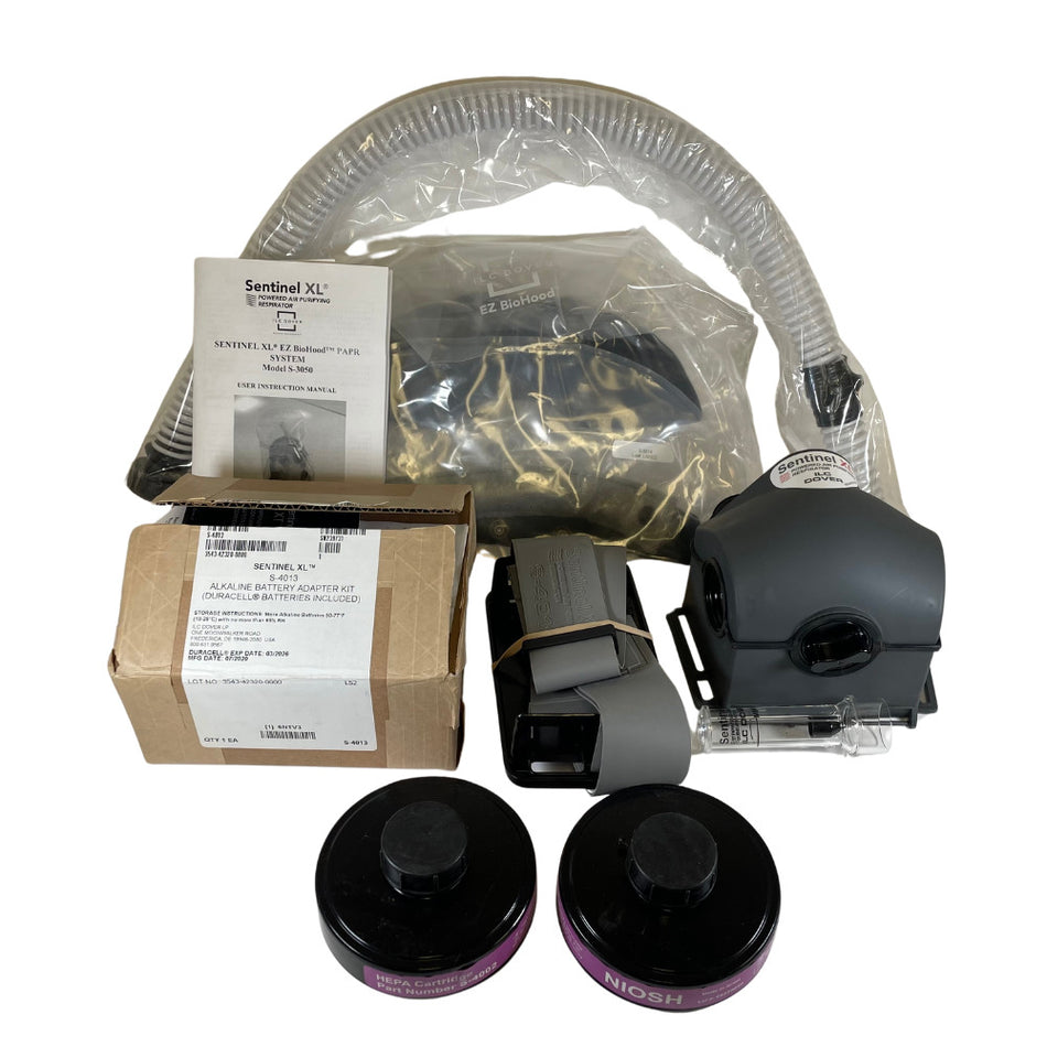 Sentinel XL SXL-HPEZA1 Battery Blower Charger Filter Hood PAPR System -