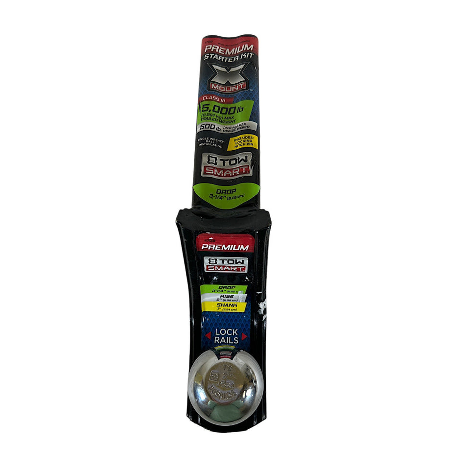 TowSmart 709 3-1/4" 5000 Lb Class 3 X-Mount Security Starter Kit -