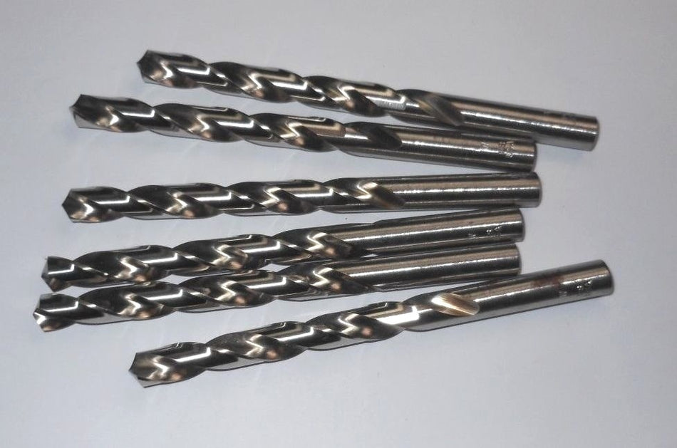 Jobber Length Drills "W" HSS 118° 3-3/4" LOC x 5-1/8" OAL (6 Pcs)