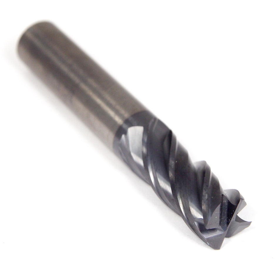 SGS Carbide Corner Radius End Mill 7/16" 4FL AlTiN 0.015-0.020" Radius 36556