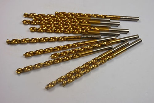 Jobber Length Drills 5/32" HSS TiN 46010TIN (12 Pcs)