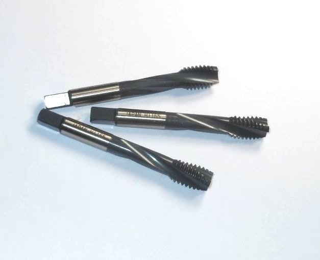 GTD Mod Bottoming Spiral Flute Taps 7/16-14 H3 3FL HSS-E 87519 (3 Pcs)