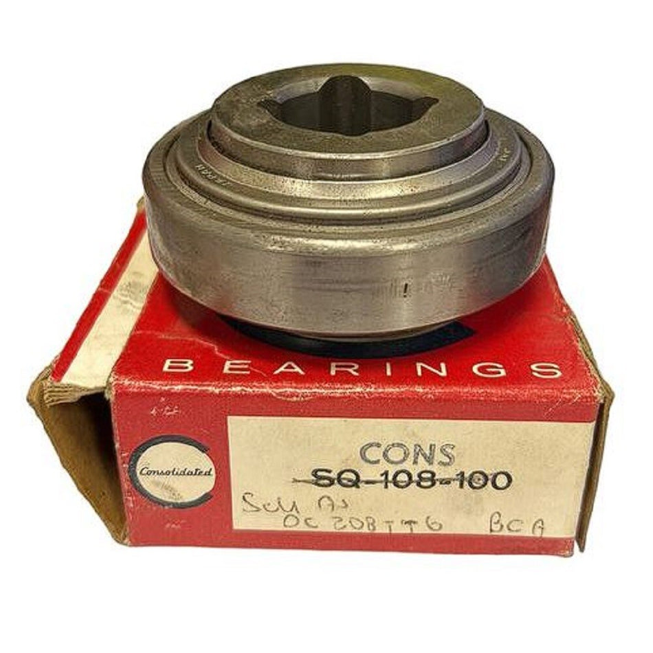 BCA 208TT6 1" x 1.438" x 0.709" Square Bore Bearing with Flat Outer Race -