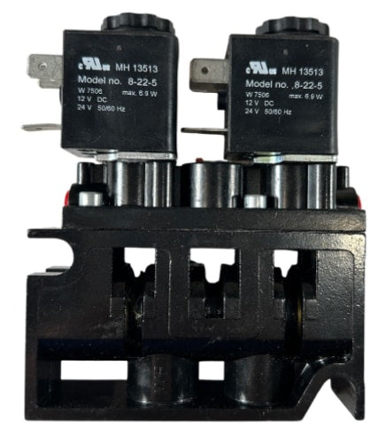 ARO A722SD-012-D 1/4" NPT 12VDC 4-Way 3-Position Solenoid Air Control Valve