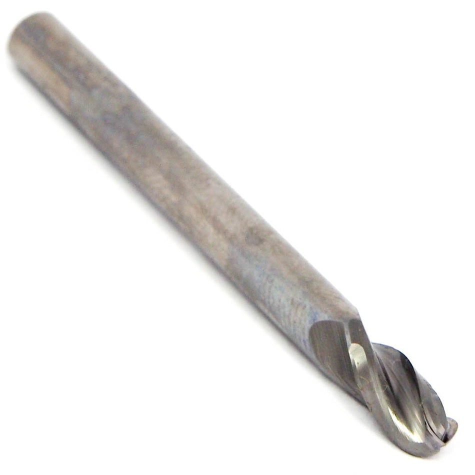 METAL REMOVAL Carbide Ball End Mill 3/16" 3FL M32551