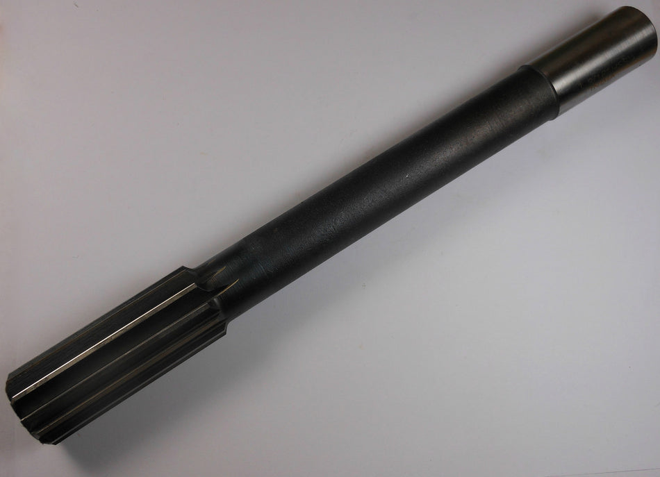 Machine Reamer 1-3/16" 12FL HSS 10" OAL Straight