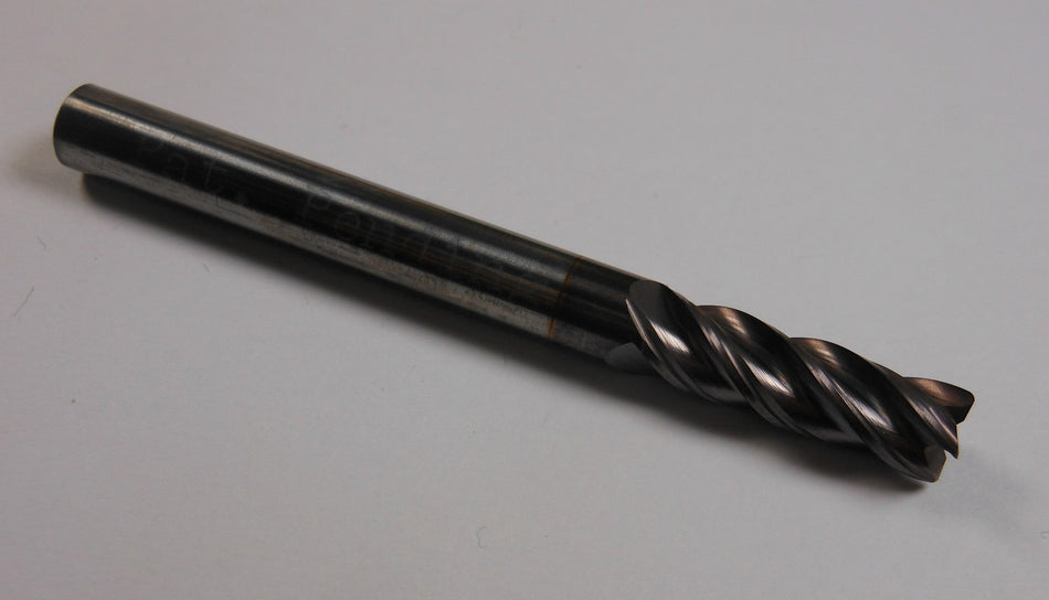 BENCHMARK Carbide Corner Radius End Mill 1/4" 4FL C10 0.0150-0.0200" Radius