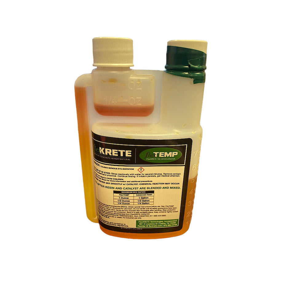 FlexKrete FK-Temp 5 Oz Concrete Additive Repair Material